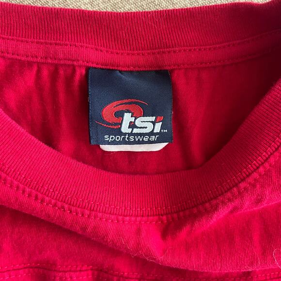 Vintage TSI Texas Tech University Embroidered Red Raiders T-Shirt | Size XL - Picture 4 of 5